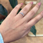Pretty Crown Ring With Shiny Stones