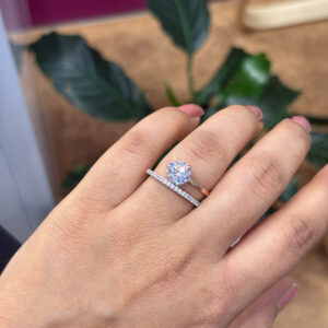 Elegant Twist Solitaire CZ Ring