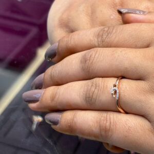 Luxe Love Knot Silver Ring