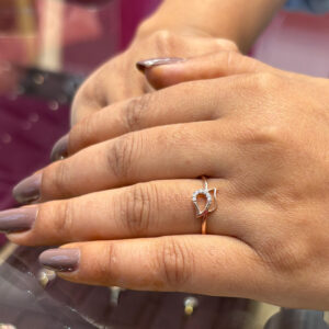 Lightweight Silver Ring For Girls