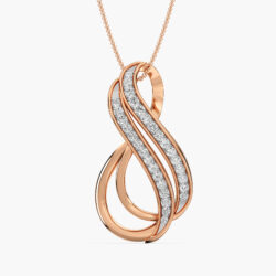 Eterna Diamond Swirl Pendant