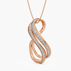 Eterna Diamond Swirl Pendant