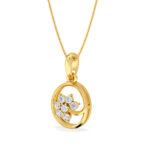Petals Of Brilliance Captured In a Circle With Diamond