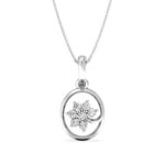 Petals Of Brilliance Captured In a Circle With Diamond
