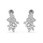 Leaf-Inspired Diamond Earrings