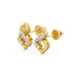 Infinity Style Diamond Stud Earrings