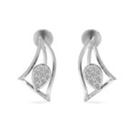 Minimal Diamond Drop Studs Earrings