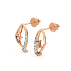 Elegant Triangle Stone Diamonds Earrings