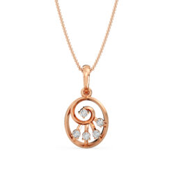 Pretty Gold Locket with Diamond Pendant