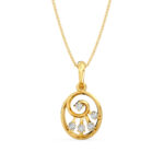 Pretty Gold Locket with Diamond Pendant