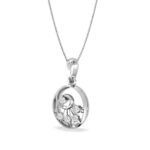 Pretty Gold Locket with Diamond Pendant